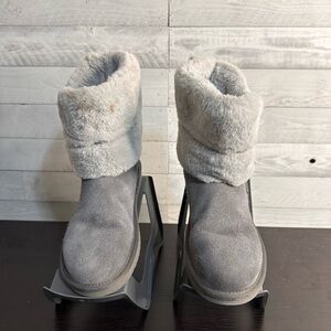 Koolaburra by UGG Women's Dezi Short Mid Calf Boot Gray Size 7